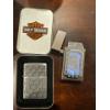 Image 1 : Harley Davidson Zippo and illuminated lighter. Harley Davidson.