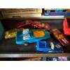 Image 6 : Star Trek book collection. Five shelf shelf metal legs, with matchbox cars, serving tray box of unkn