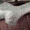 Image 23 : Ruger American bolt action rifle chambered in .243 Win, matte grey speckled synthetic stock, fluted 