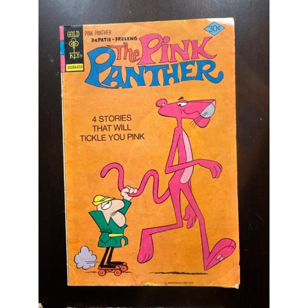  vintage "The Pink Panther" comic book published by Gold Key Comics, featuring the iconic character 