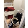 Image 1 : All contents in closet are included, multiple suitcases, briefcases, backpacks, laundry hamper, deco