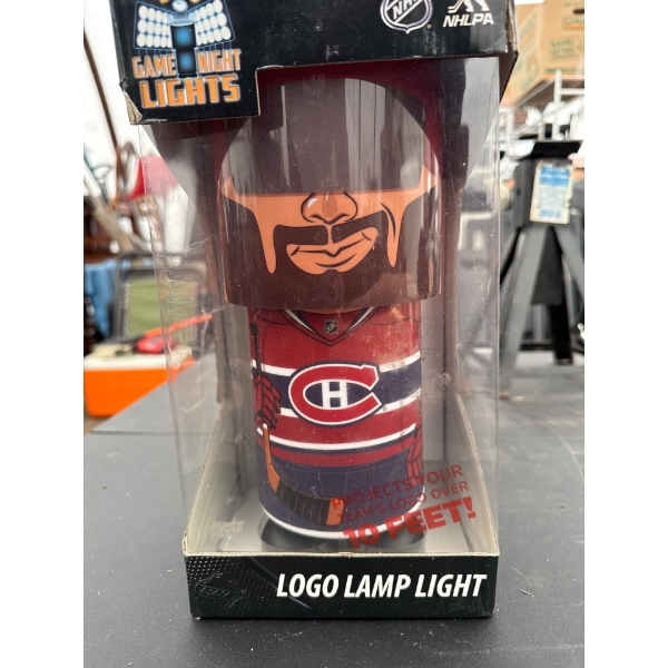 NHL logo lamp light projects your team's logo over 10 feet.