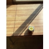 Image 2 : Folding wood table. 29 and a half deep by 41 and a half long by 29 high.