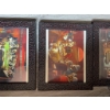Image 1 : Three framed prints featuring C. M. Coolidge's 'Dogs Playing Poker' series: 'Poker Sympathy,' 'Water