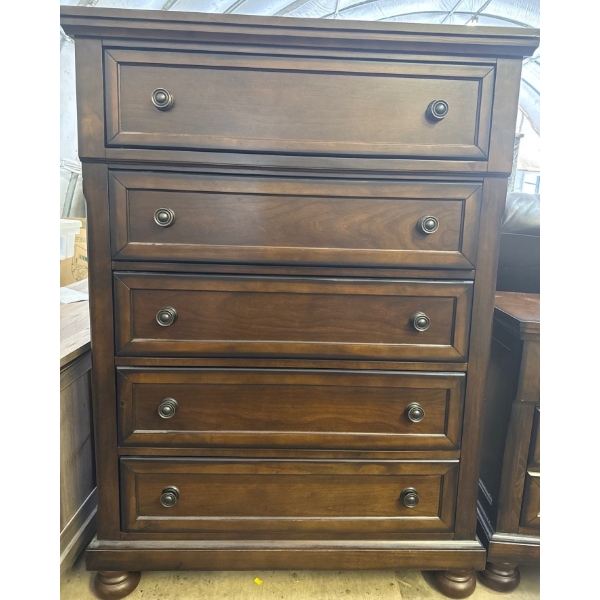 Five Drawered Picket House Furnishings Kingsley Chest w/ Bun Feet 40"x18"x54"tall