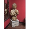 Image 2 : -  Vishnu Statue , Four Face Solid Concrete bust sculpture featuring three faces and praying hands |