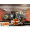 Image 3 : Maisto 1:24 scale diecast model set featuring a 1948 Ford F-1 Pickup and a 1948 Harley-Davidson FL P