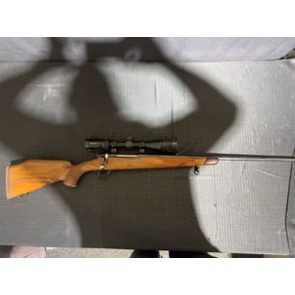 Husqvarna Sweden bolt action rifle chambered in .270 Winchester. Comes with a Vortex Crossfire II 4-