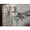 Image 7 :  framed artwork is a limited edition wildlife print titled "Rocky Mountain Elk" by Canadian artist B
