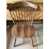 Image 1 : This is an Ethan Allen Heirloom Nutmeg Maple Spindle Back Dining Side Chair, model 10-6102. 