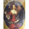 Image 3 :  vintage reproduction print of a 17th-century portrait by Sir Peter Lely, housed in an ornate gold-c