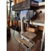 Image 2 : King Canada drill press with metal construction and wired motor. Also contains various hand tools, a