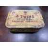 Image 3 :  vintage 3 Twins Fine Cut Smoking Tobacco tin manufactured by Landau & Cormack Limited in Montreal. 