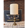 Image 2 :  vintage brass table lamp, with search results suggesting it is likely manufactured by Stiffel or Fr