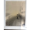 Image 2 :  framed artwork is a 1960s piece of Chinese art depicting a child being carried. 