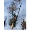 Image 2 :  vintage or antique hand-push garden cultivator or tiller. 