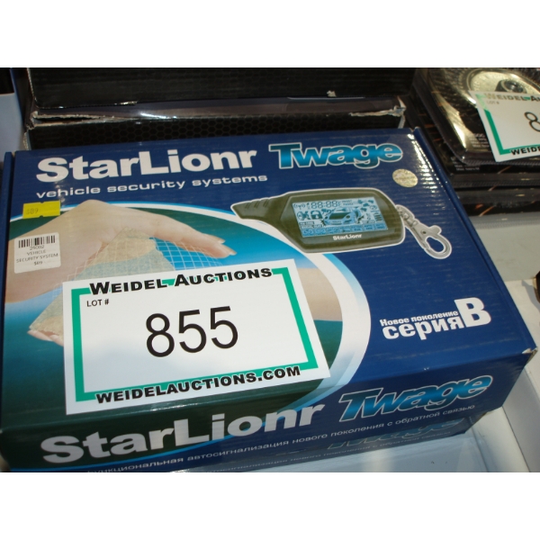 Lot of 2 Starlionr vehicle security systems