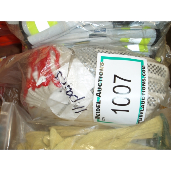 Lot of 11, cotton gripped gardening gloves