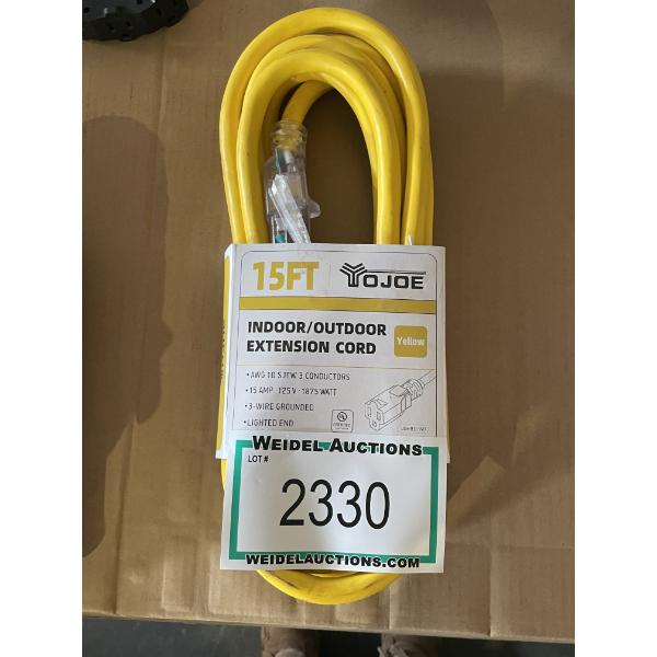 Indoor/Outdoor 15' Extention Cord