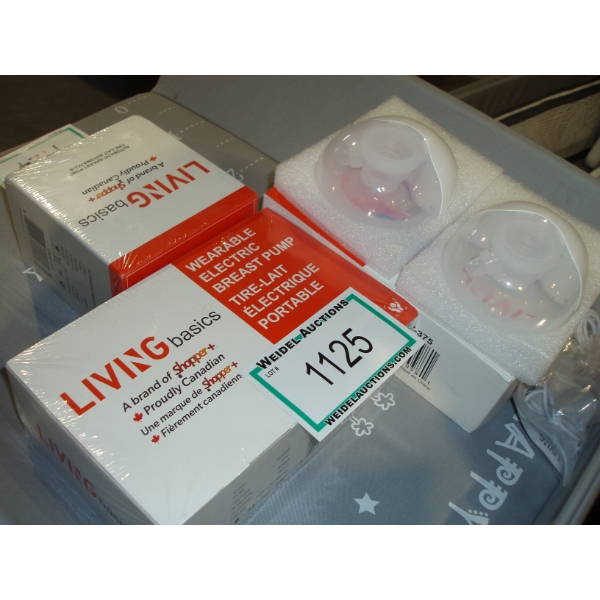 Lot of Living Basics Breast Pumps