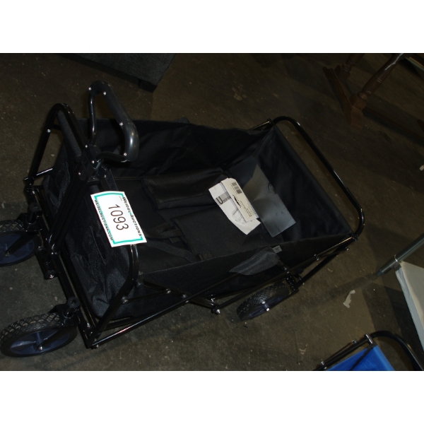 Large Folding Wagon, Black