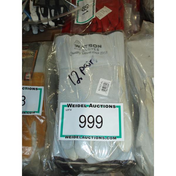 Lot of 12, Watson Welding Gloves - size XL
