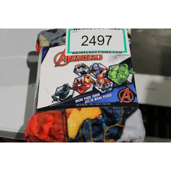 Avengers Micro Plush Throw