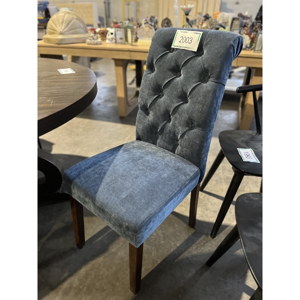 Artemisin Tufted Upholstered Wooden Dining Chairs, set of 2