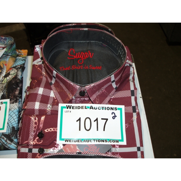 Size 3XL, Mens Salvatore Long Sleeve Button Up Shirt