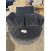 Image 1 : Dahlonega Slipcovered Swivel Barrel Chair
