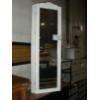 Image 1 : Locking, hanging Jewellry Cabinet with a mirror, white