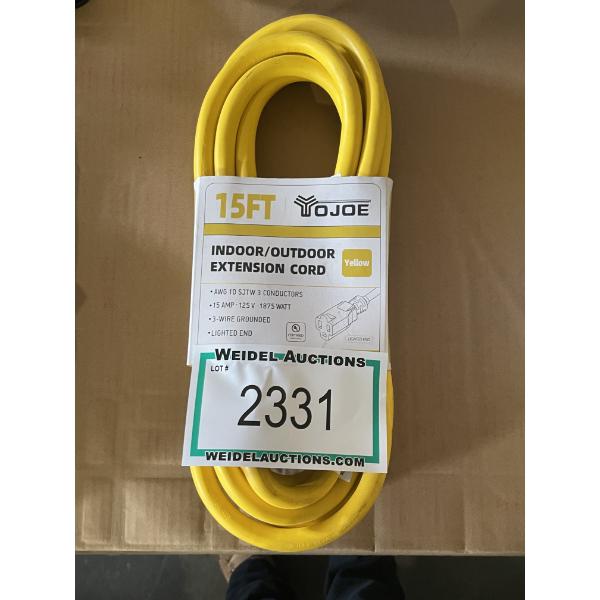 Indoor/Outdoor 15' Extention Cord