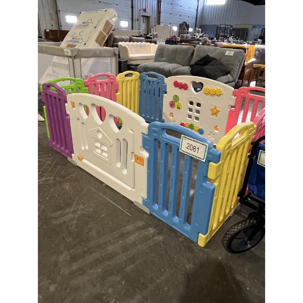 Plastic, 9 panel, Play Pen