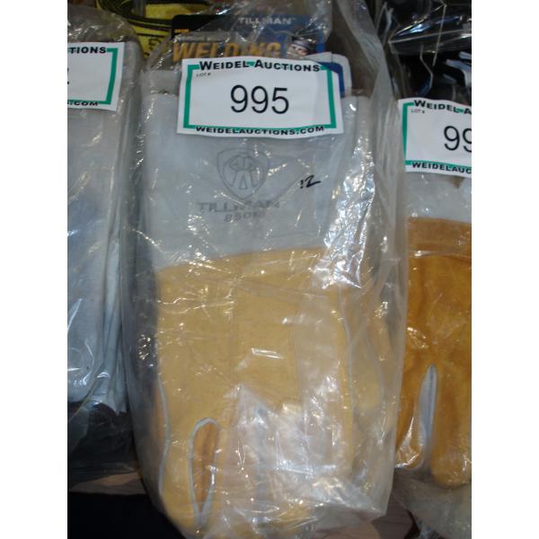 Lot of 12, Tillman Welding Gloves - size M
