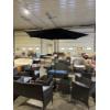 Image 2 : Large Black Patio Umbella with Stand
