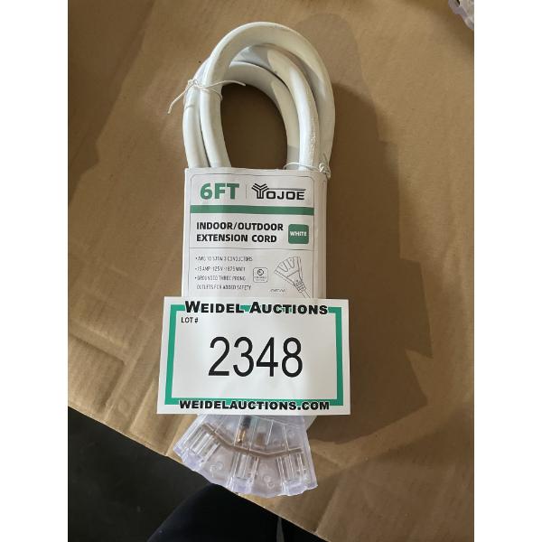 Indoor/Outdoor 6' Extention Cord