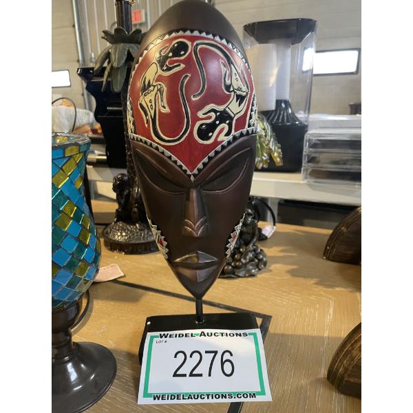 African Mask Statue