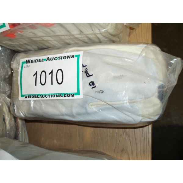 Lot of 12, Grey Welding Mits - size Regular