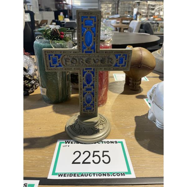"Lord Stands Forever" Cross Figurine