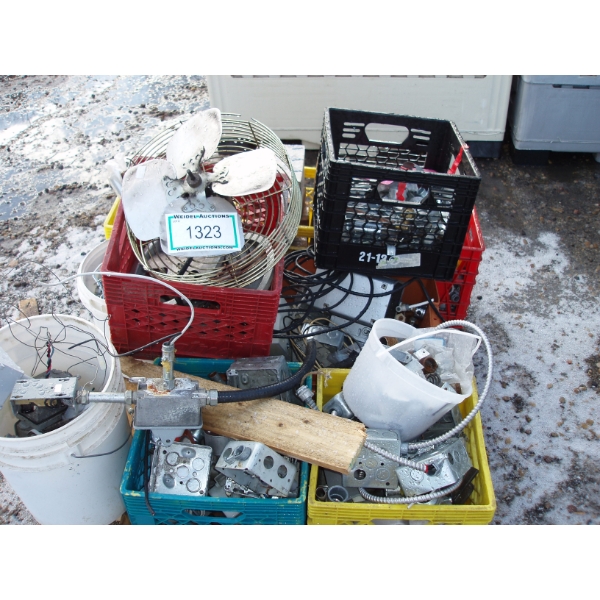 Skid of misc electrical