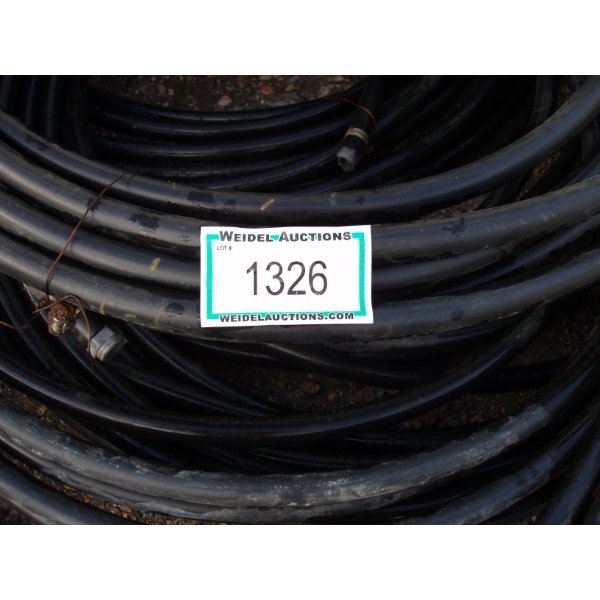 Lot of water hoses