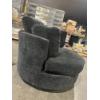 Image 2 : 56" Upholstered Barrel Chair