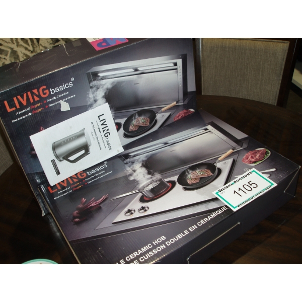 Living Basics Double Ceramic Counter Top Cooker