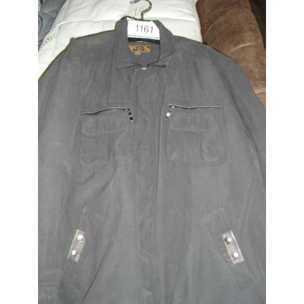 Size 4X - YES Black Suede Jacket