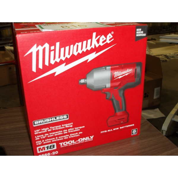 NEW Milwaukee half inch brushless high Torque Impact Wrench - tool only