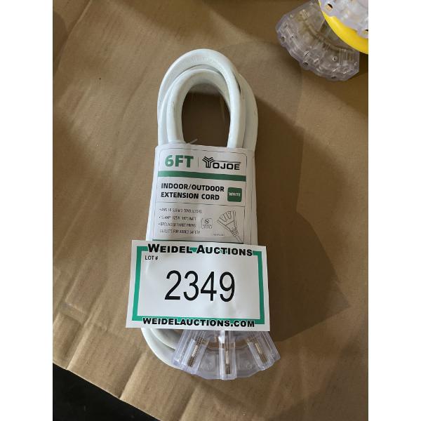 Indoor/Outdoor 6' Extention Cord