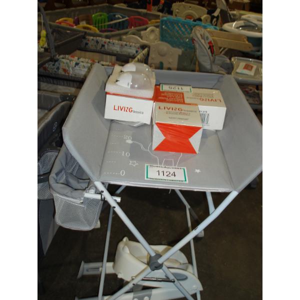 Mobile Change Table c/w over the toilet potty trainer