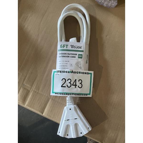Indoor/Outdoor 6' Extention Cord