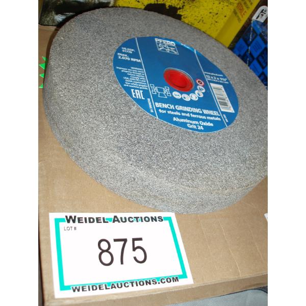 PFERD 12 x 2x1 1/2" bench grinding wheel - 24 grit