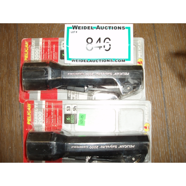 Lot of 2 New Pelican Series 2000 Flashlight
